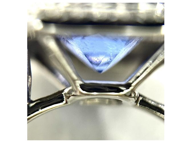 Anillo Sole de platino Tiffany & Co. con tanzanita - vista 7