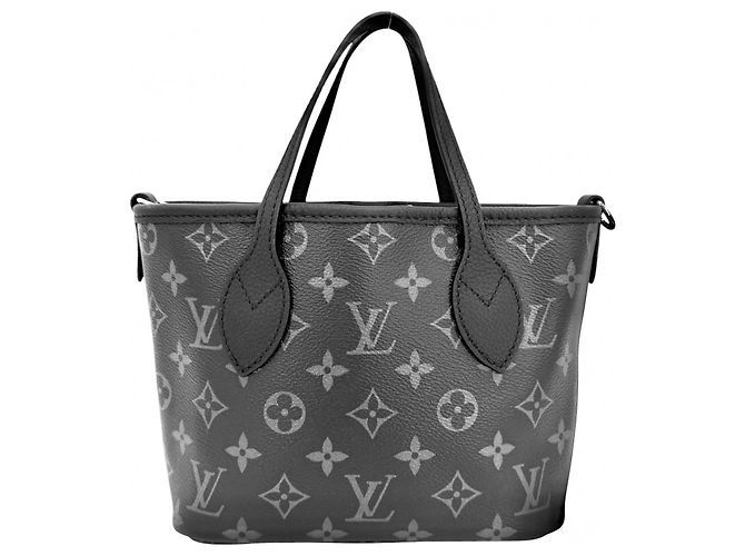 Louis Vuitton Damen Handtasche Monogram Eclipse Neverfull Inside Out BB Schwarz - Ansicht 2