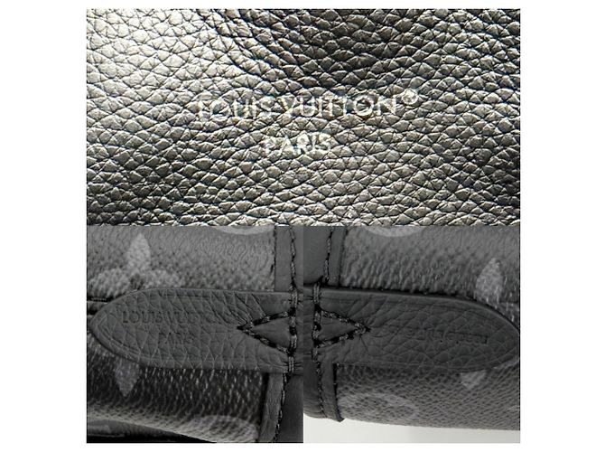 Louis Vuitton Damen Handtasche Monogram Eclipse Neverfull Inside Out BB Schwarz - Ansicht 7