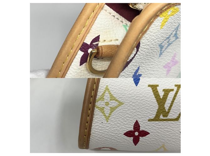 Louis Vuitton Monogram Multicolore Shirley Shoulder Bag White - view 9