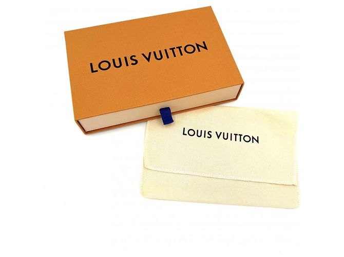 Portachiavi Louis Vuitton in tela Monogram gialla Giallo - vista 7