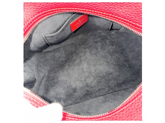 Bolsa de couro vermelha feminina Louis Vuitton Vermelho - vista 4