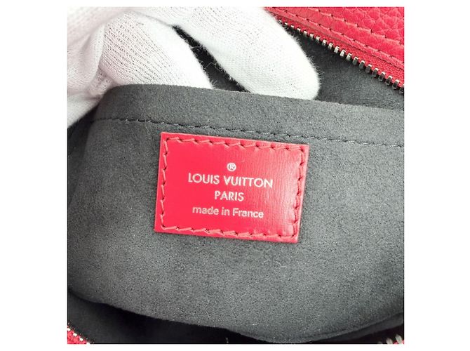 Bolsa de couro vermelha feminina Louis Vuitton Vermelho - vista 5