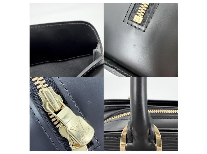 Borsa a mano in pelle Epi Louis Vuitton Nero - vista 6
