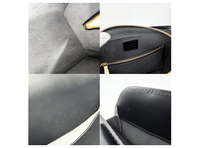 Borsa a mano in pelle Epi Louis Vuitton Nero - vista 7