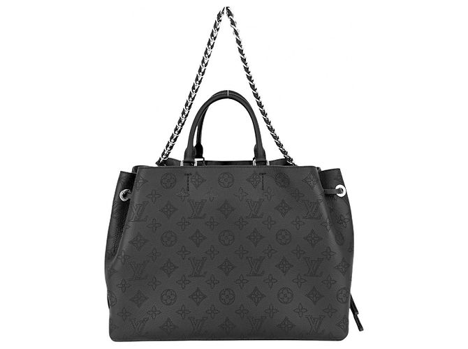 Borsa a mano Bella Monogram Mahina da donna Louis Vuitton Nero - vista 2