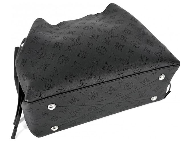 Borsa a mano Bella Monogram Mahina da donna Louis Vuitton Nero - vista 3