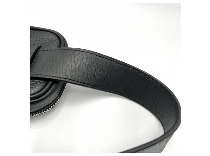 Marsupio da uomo Louis Vuitton in pelle nera Nero - vista 10