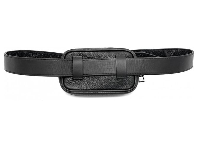 Marsupio da uomo Louis Vuitton in pelle nera Nero - vista 2