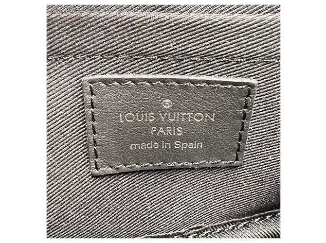 Marsupio da uomo Louis Vuitton in pelle nera Nero - vista 5