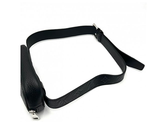 Marsupio da uomo Louis Vuitton in pelle nera Nero - vista 8