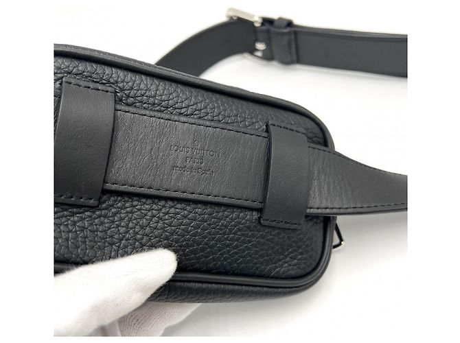 Marsupio da uomo Louis Vuitton in pelle nera Nero - vista 9