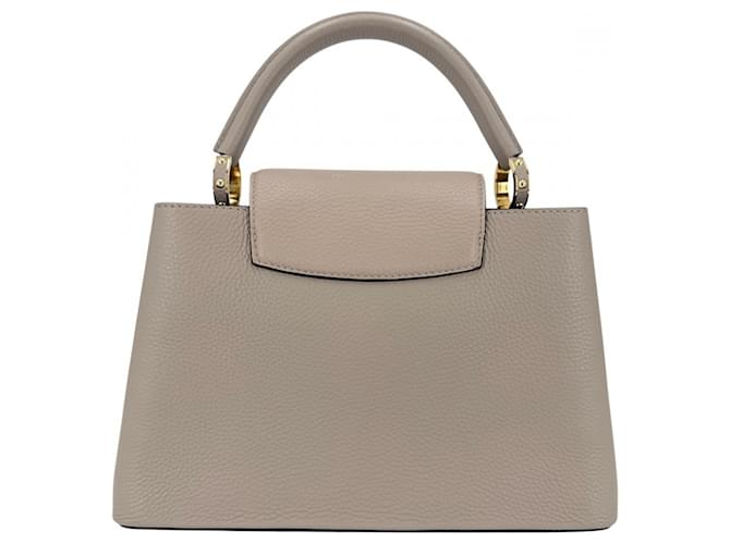 Borsa Louis Vuitton Capucines PM Beige - vista 2