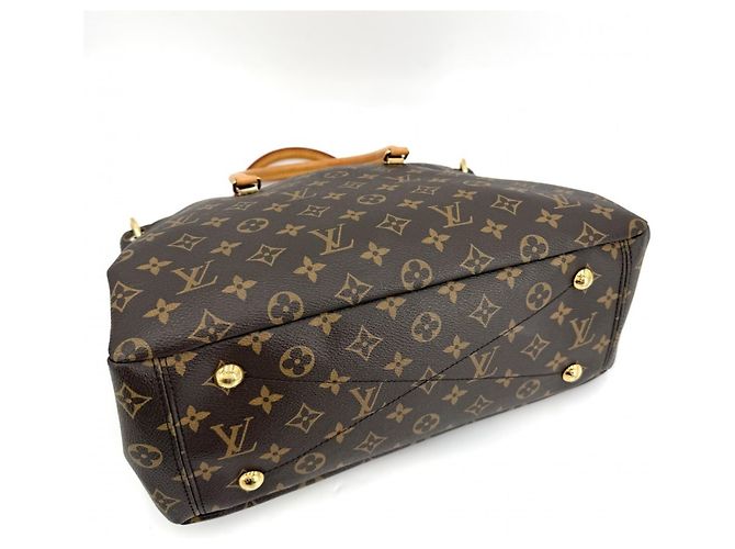 Borsa a mano Monogram Pallas da donna Louis Vuitton Marrone Rosso - vista 3