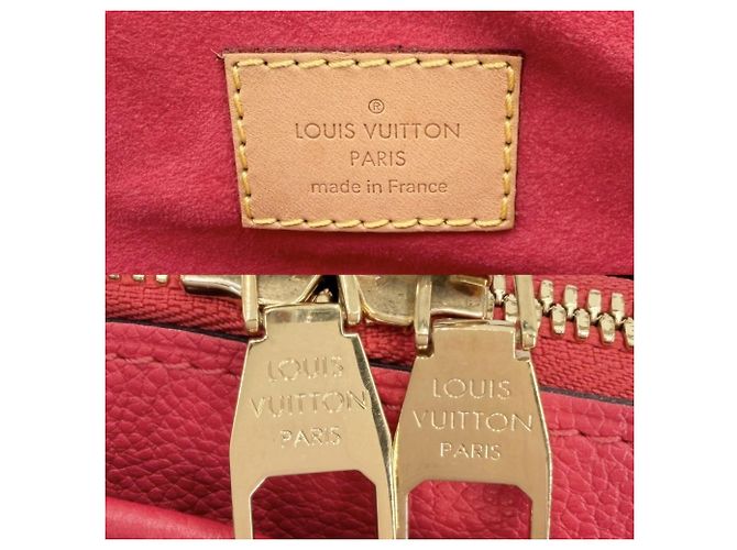 Borsa a mano Monogram Pallas da donna Louis Vuitton Marrone Rosso - vista 5