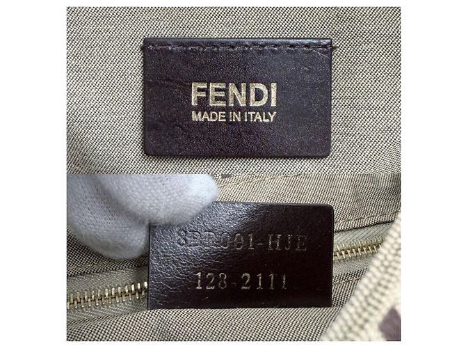 Zucchino Borsa a tracolla Fendi Mamma Bucket Marrone Rosso - vista 5