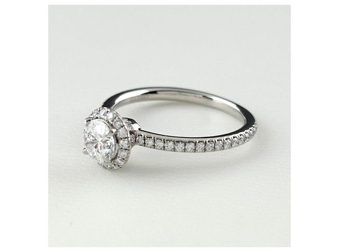 Harry Winston Mikropavé Diamantring mit Rundschliff - Ansicht 3