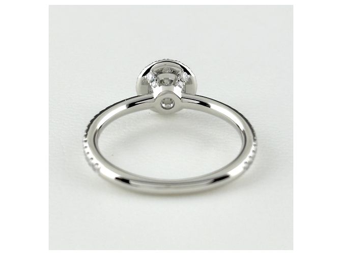 Harry Winston Mikropavé Diamantring mit Rundschliff - Ansicht 4