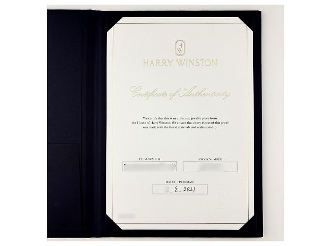 Harry Winston Mikropavé Diamantring mit Rundschliff - Ansicht 9