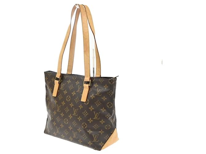 Louis Vuitton Cabas Mezzo Monogram Canvas Marrone - vista 4