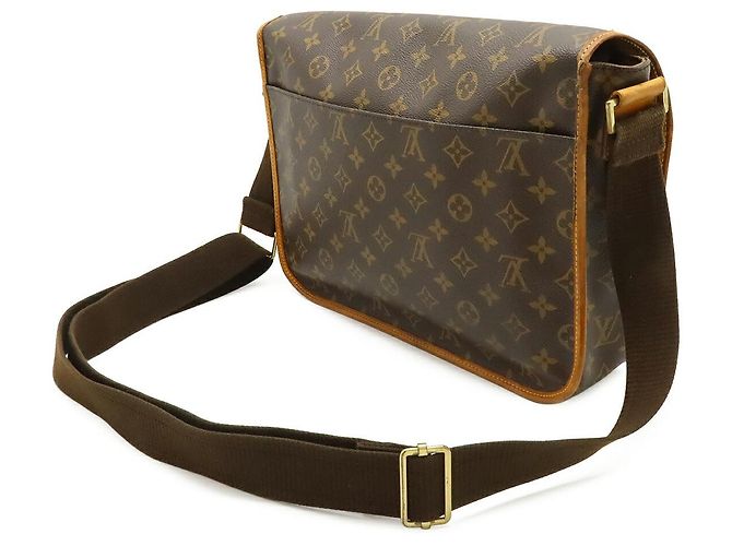 Borsa Louis Vuitton Monogram Messenger GM Bosphore Marrone - vista 2