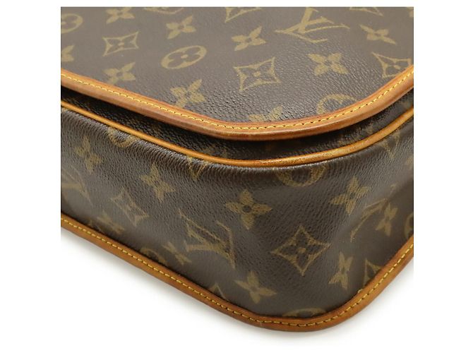 Borsa Louis Vuitton Monogram Messenger GM Bosphore Marrone - vista 3