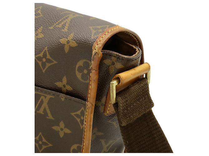 Borsa Louis Vuitton Monogram Messenger GM Bosphore Marrone - vista 4