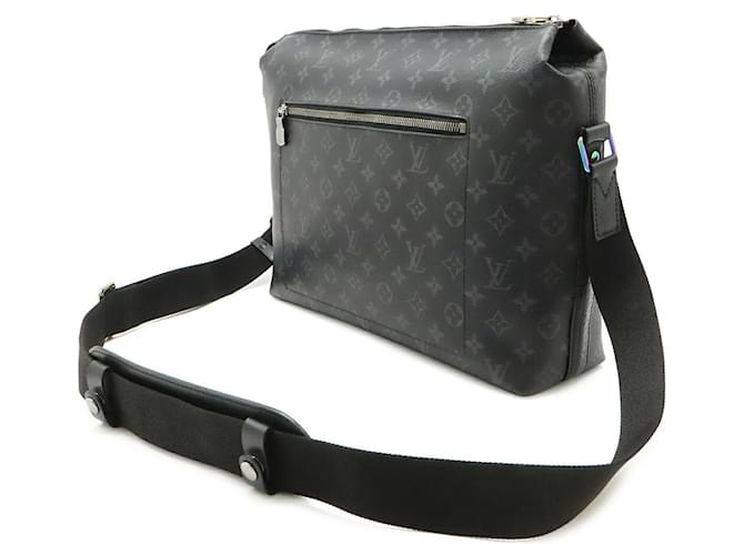 Borsa Messenger Louis Vuitton Monogram Eclipse Apollo Nero - vista 2