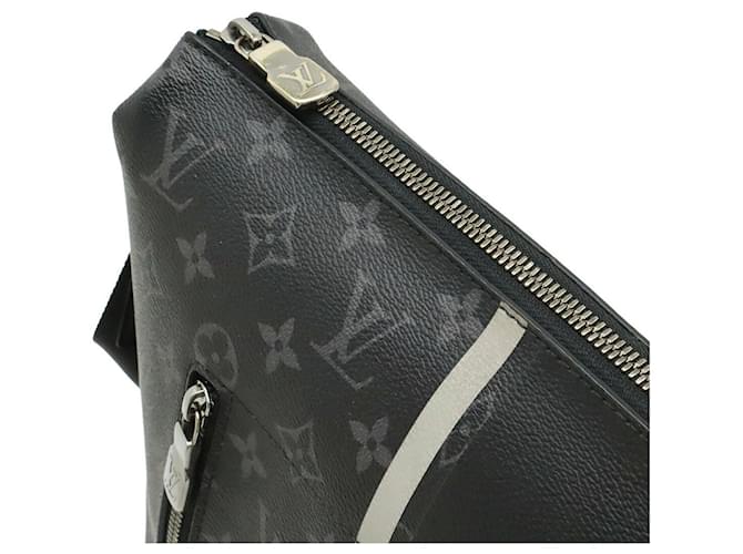 Borsa Messenger Louis Vuitton Monogram Eclipse Apollo Nero - vista 6