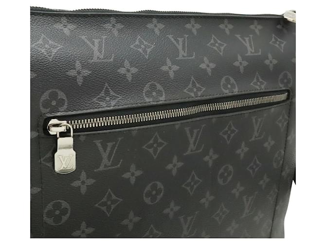 Borsa Messenger Louis Vuitton Monogram Eclipse Apollo Nero - vista 8