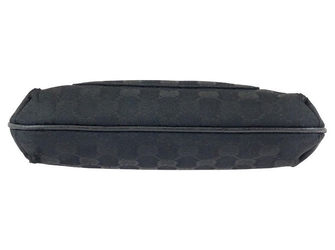Borsa a tracolla Gucci GG Canvas e pelle Nero - vista 10