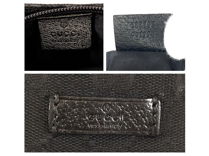Borsa a tracolla Gucci GG Canvas e pelle Nero - vista 4