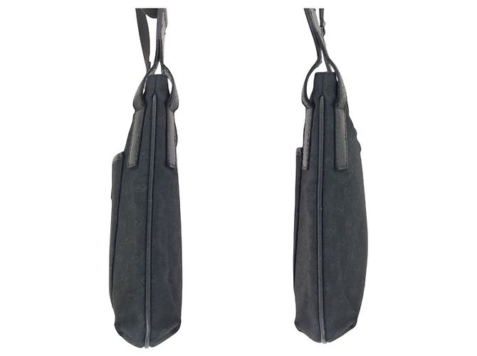 Borsa a tracolla Gucci GG Canvas e pelle Nero - vista 8