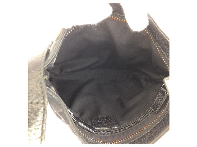 Borsa a tracolla Gucci GG Canvas e pelle Nero - vista 9