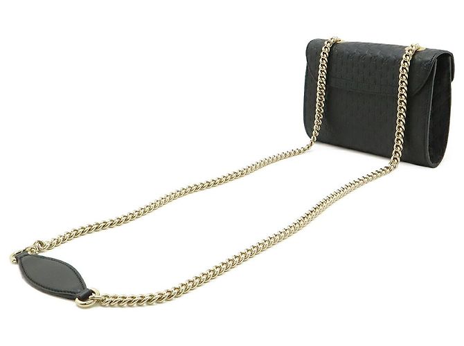 Borsa a tracolla Emily in pelle Microguccissima Gucci Nero - vista 2