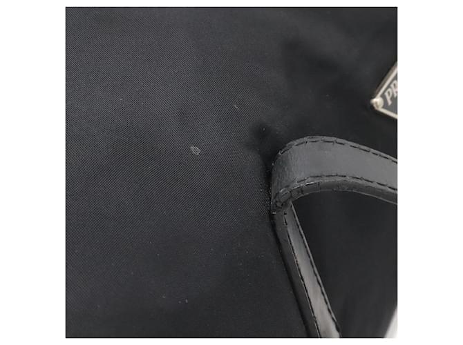 Tote Mini bolso Boston con logotipo Triangle Prada Negro - vista 4