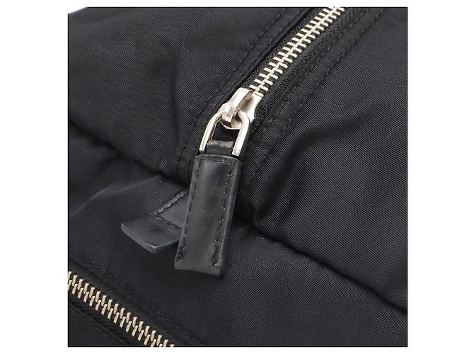 Tote Mini bolso Boston con logotipo Triangle Prada Negro - vista 6