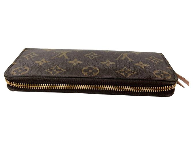 Portafoglio Louis Vuitton Clemence Monogram Rose Ballerine Marrone - vista 5