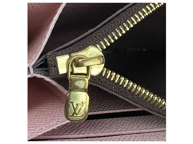 Portafoglio Louis Vuitton Clemence Monogram Rose Ballerine Marrone - vista 8