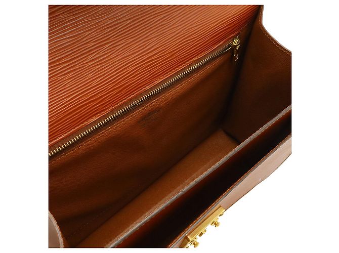 Borsa Louis Vuitton Epi Monceau Marrone - vista 6