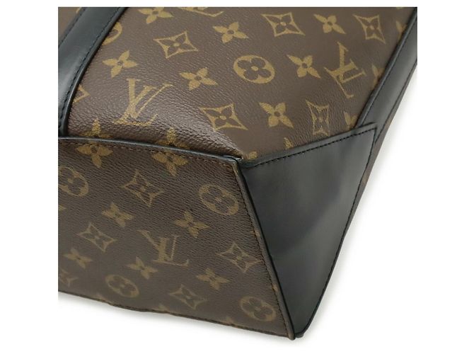 Borsa Tote Louis Vuitton Monogram Weekend PM Marrone - vista 3