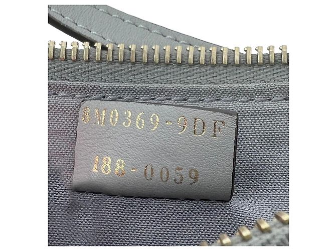 Borsa a tracolla Fendi Rainbow Studs in pelle grigia Grigio - vista 8