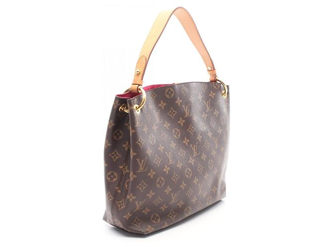 Borsa a Spalla Louis Vuitton Graceful PM Monogram Marrone - vista 8