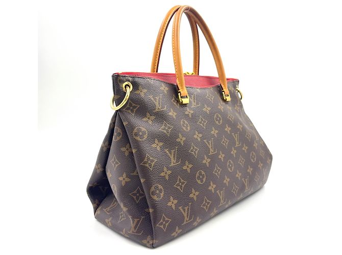 Borsa Louis Vuitton Pallas MM Monogram Marrone - vista 2