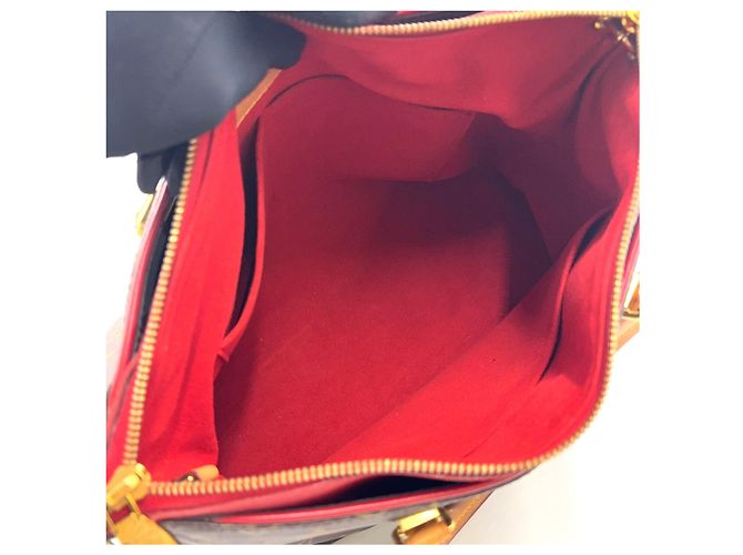 Borsa Louis Vuitton Pallas MM Monogram Marrone - vista 3