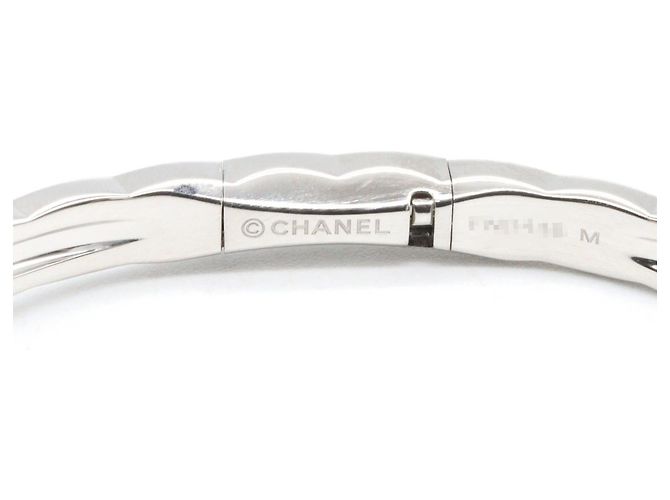Bracciale Chanel Coco Crush Diamond K18WG Argento Metallico - vista 6