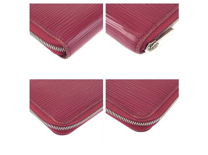 Monedero Zippy de piel Louis Vuitton Rosa - vista 4
