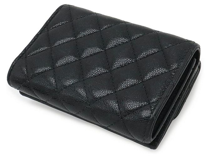 Chanel Boy Matelasse Small Flap Portemonnaie Schwarz - Ansicht 2