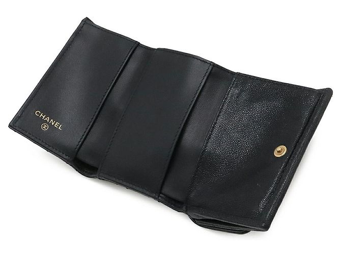 Chanel Boy Matelasse Small Flap Portemonnaie Schwarz - Ansicht 5