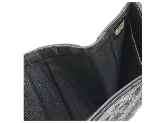 Chanel Boy Matelasse Small Flap Portemonnaie Schwarz - Ansicht 6